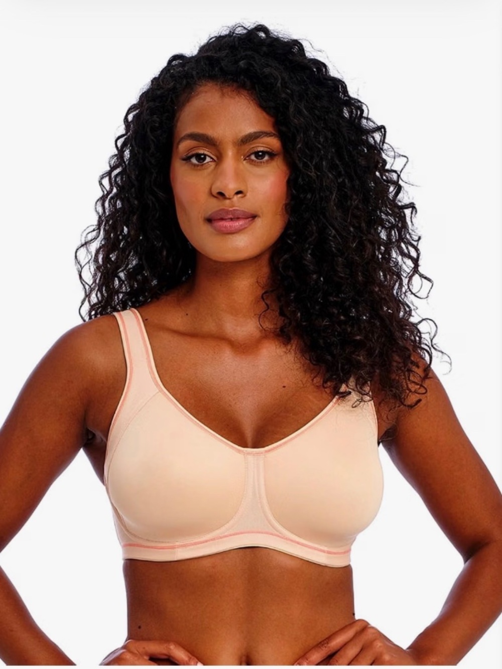 Freya Underwire Sports Bra - 32H, nude